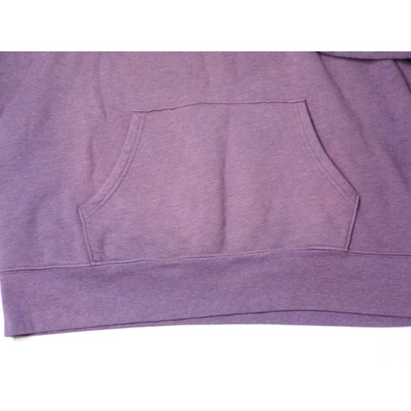 🆕ZELLA Vintage Wash Fleece Hoodie Sweatshirt Burgundy Large 12-14 - Picture 4 of 8